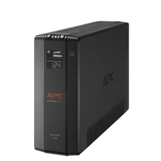 Picture of APC Back-UPS Pro BX Compact Tower Uninterruptible Power Supply, 10 Outlets, 1,350VA/810 Watts, BX1350M