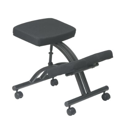 Picture of Office Star Work Smart Ergonomic Knee Chair, Black