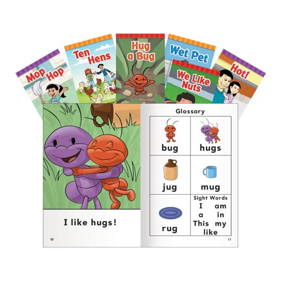 Picture of Teacher Created Materials Short E, O, U Rimes Book Set, Pre-K - Grade 1