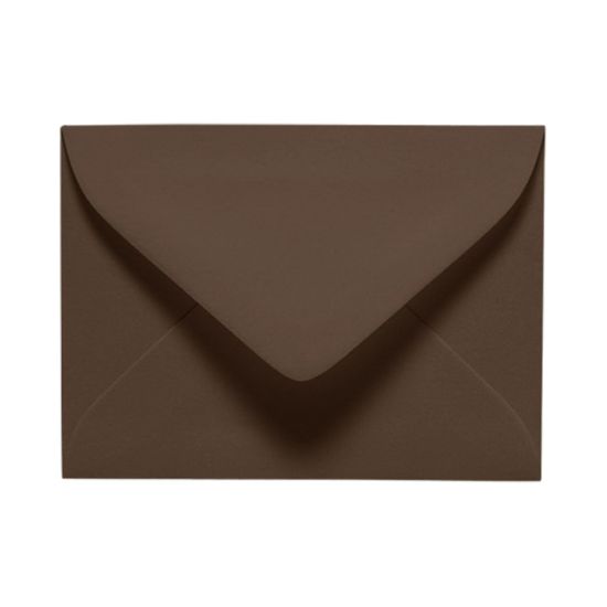 Picture of LUX Mini Envelopes, #17, Gummed Seal, Chocolate Brown, Pack Of 1,000