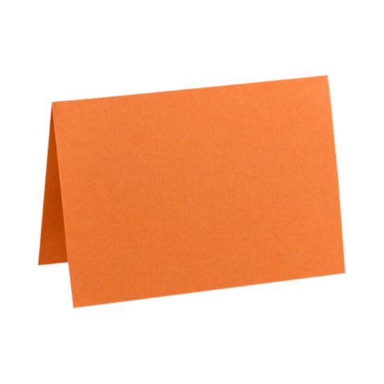 Picture of LUX Folded Cards, A7, 5 1/8in x 7in, Mandarin Orange, Pack Of 250