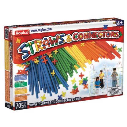 Picture of Roylco Straws & Connectors, Assorted Colors, 705 Pieces