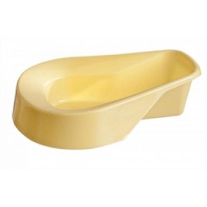 Picture of Medline Pontoon Bedpans, 1.77 Qt, Gold, Pack Of 20