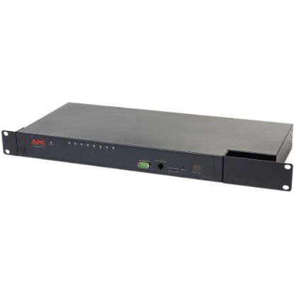 Picture of APC by Schneider Electric APC KVM 2G, Analog, 1 Local User, 8 ports - 8 Computer(s) - 1 Local User(s) - 8 x Network (RJ-45) - 2 x PS/2 Port - 2 x USB1 x VGA - Rack-mountable - 1U