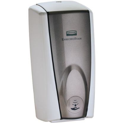 Picture of Rubbermaid Auto Foam Soap Dispenser, Gray Pearl/White