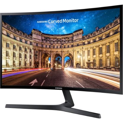 Picture of Samsung CF398 27in Full HD Curved Screen LED LCD Monitor, HDMI, DisplayPort C27F398