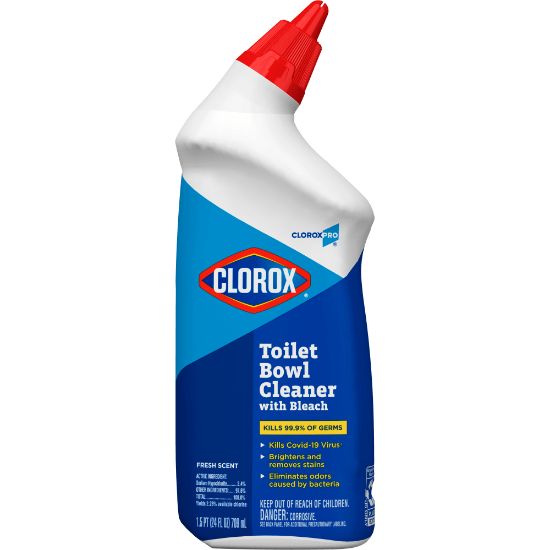 Picture of CloroxPro Toilet Bowl Cleaner with Bleach, Fresh Scent, 24 Fluid Ounces