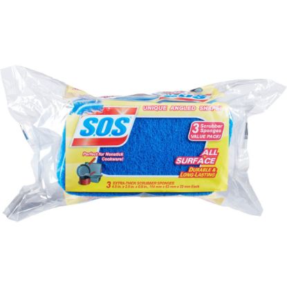 Picture of S.O.S. Sponge Scrubbers, Pack of 3