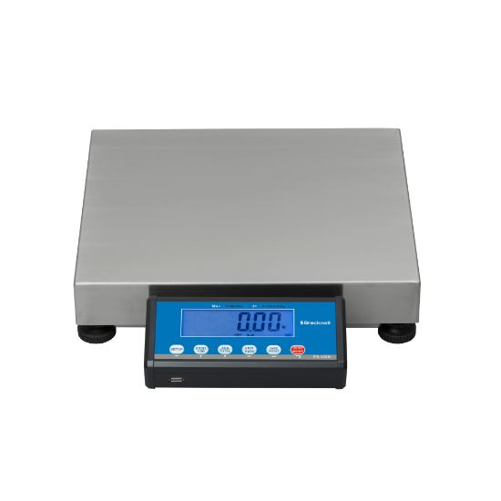 Picture of Brecknell PS-USB Shipping Scale, 16inH x 14inW x 3 3/16inD, 150-Lb Capacity, Gray