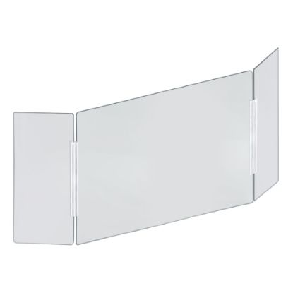 Picture of Azar Displays Cashier Shield, 62in x 30in, Clear