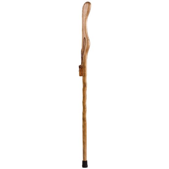 Picture of Brazos Walking Sticks Hitchhiker Twisted Oak Walking Stick, 58in, Tan