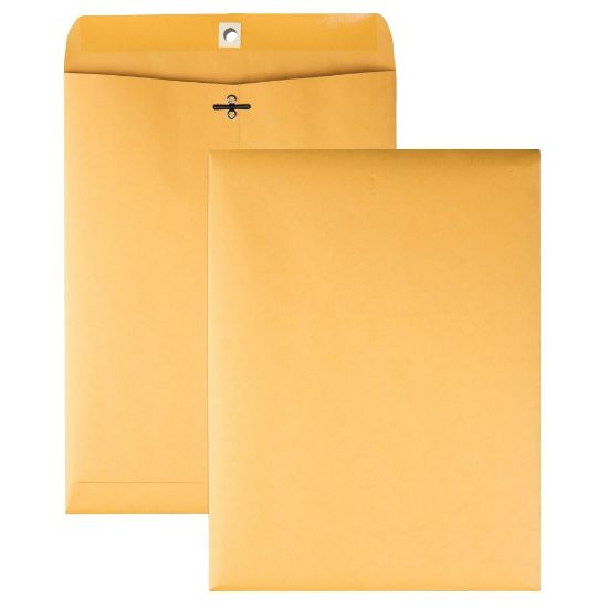 Picture of Quality Park Clasp Envelopes, 9in x 12in, Brown, Box Of 250