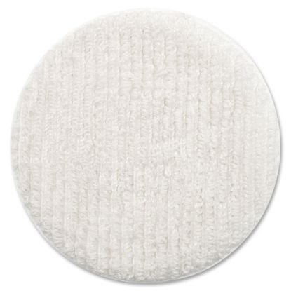 Picture of Oreck Floor Machine Terry Cloth Bonnet - 12in Diameter - 1Each x 12in Diameter - Terry Cloth - Warm White