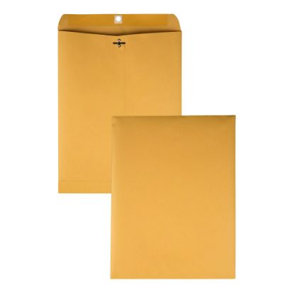 Picture of Quality Park Envelopes, 10in x 13in, Clasp Closure, Brown, Box Of 250