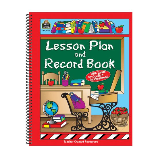 Picture of Teacher Created Resources Lesson Plan And Record Books, Pack Of 2