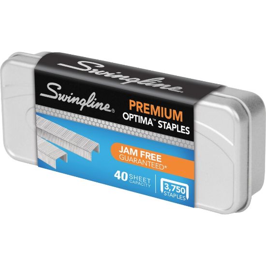 Picture of Swingline Optima Premium Staples, 1/4in Standard Strip, Box Of 3,750