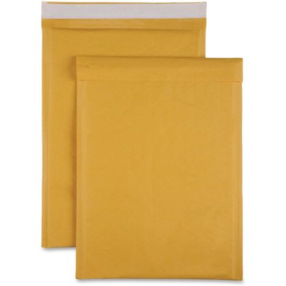 Picture of Sparco Size 5 Bubble Cushioned Mailers - Bubble - #5 - 10 1/2in Width x 16in Length - Self-sealing - Kraft - 100 / Carton - Kraft