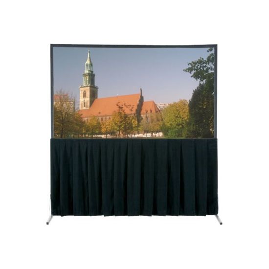 Picture of Da-Lite Fast-Fold Deluxe Skirt Video Format - Projection screen skirt - black