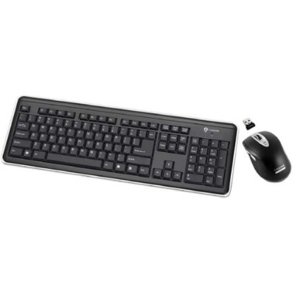 Picture of i-rocks RF-6577L Keyboard and Mouse - USB Wireless RF Keyboard - USB Wireless RF Mouse - Laser - 1600 dpi