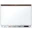 Picture of Quartet Prestige 2 DuraMax Porcelain Magnetic Dry-Erase Whiteboard, 96in x 48in, Wood Frame With Mahogany Finish