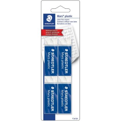 Picture of Staedtler Mars Plastic Erasers, Pack Of 4