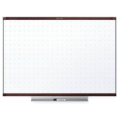 Picture of Quartet Prestige 2 Total Erase Melamine Dry-Erase Whiteboard, 48in x 36in, Wood Frame With Mahogany Finish