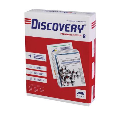 Picture of Soporcel Discovery Multi-Use Printer & Copy Paper, 10 Reams, White, Letter (8.5in x 11in), 5000 Sheets Per Case, 20 Lb, 97 Brightness