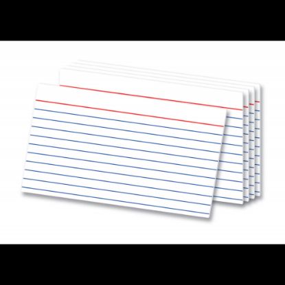 Picture of OfficeMax Heavyweight Index Cards, 3in x 5in, Pack Of 100