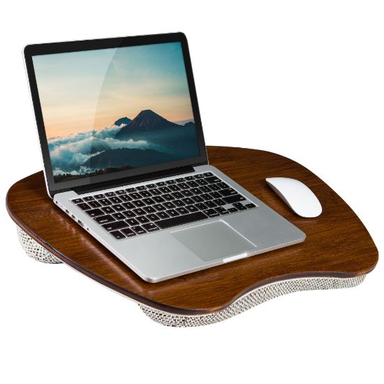 Picture of LapGear Bamboo Lap Desk, 22-1/2in x 15-15/16in x 2-5/8in, Chestnut