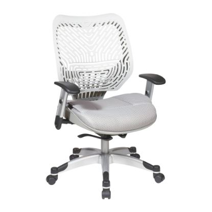 Picture of Office Star Space Revv Mesh Mid-Back Chair, Ice White/Shadow