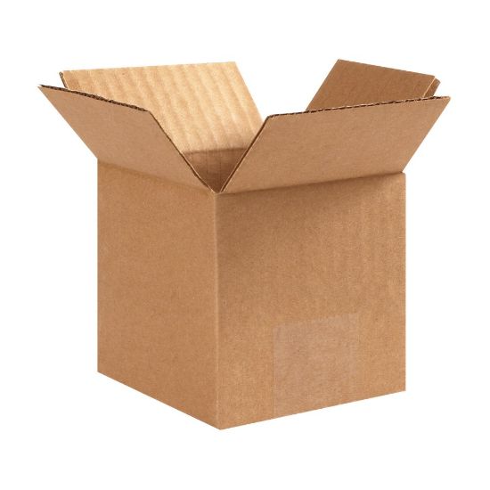 Picture of Partners Brand Corrugated Cube Boxes, 4in x 4in x 4in, Kraft, Pack Of 25