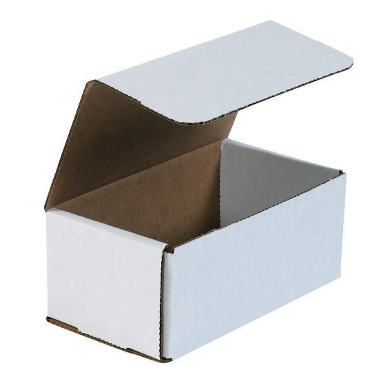 Picture of Partners Brand White Corrugated Mailers, 7in x 4in x 3in, Pack Of 50