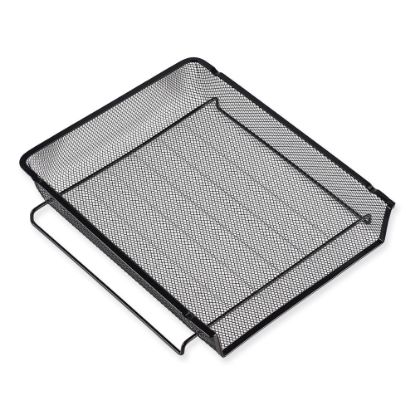 Picture of Universal Mesh Stackable Side-Load Tray, Legal Size, Black