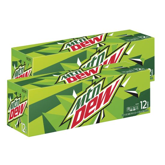 Picture of Mountain Dew, 12 Oz, Pack Of 24 Cans