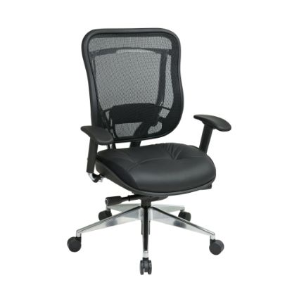 Picture of Office Star SPACE Big & Tall High-Back Mesh Chair, Black/Silver