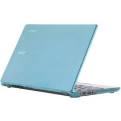 Picture of iPearl mCover Chromebook Case - For Chromebook - Aqua - Shatter Proof - Polycarbonate