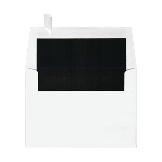 Picture of LUX Invitation Envelopes, A6, Peel & Press Closure, Black/White, Pack Of 500