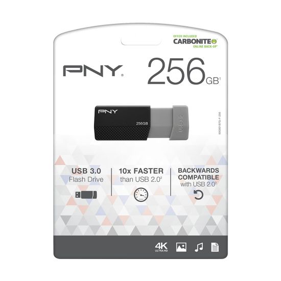 Picture of PNY USB 3.0 Flash Drive, 256GB, Black