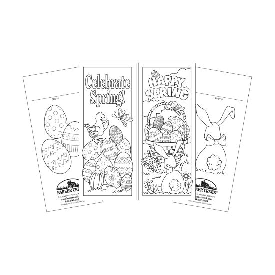 Picture of Barker Creek Bookmark Duets, Celebrate Spring, Pack Of 60