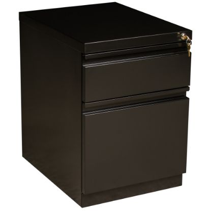 Picture of WorkPro 19-7/8inD Vertical 2-Drawer Mobile Pedestal File Cabinet, Black