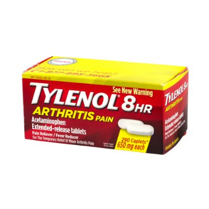 Picture of Tylenol 8-Hour Arthritis Pain Extended-Release Tablets, 650 mg, Pack Of 290