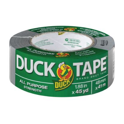 Picture of Duck Colored Duct Tape, 1 7/8in x 45 Yd., Silver