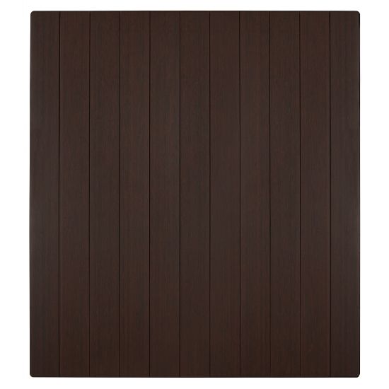 Picture of Anji Mountain Deluxe Roll-Up Chair Mat, Rectangular, 43in x 48in, Dark Cherry