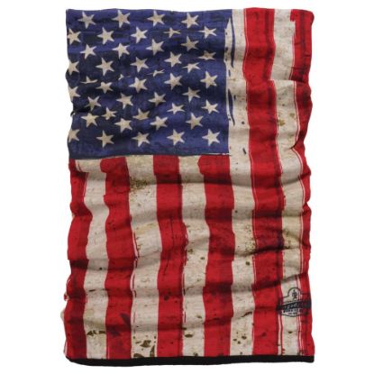 Picture of Ergodyne N-Ferno 6491 Reversible Thermal Multi-Band Bandana, One Size, American Flag