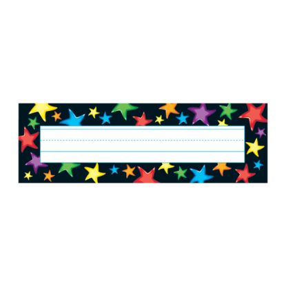 Picture of TREND Gel Stars Desk Toppers Name Plates, 2 7/8in x 9 1/2in, 36 Per Pack, 6 Packs