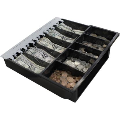 Picture of Adesso 16in POS Cash Drawer Tray - Cash Tray - 5 Bill/5 Coin Compartment(s)