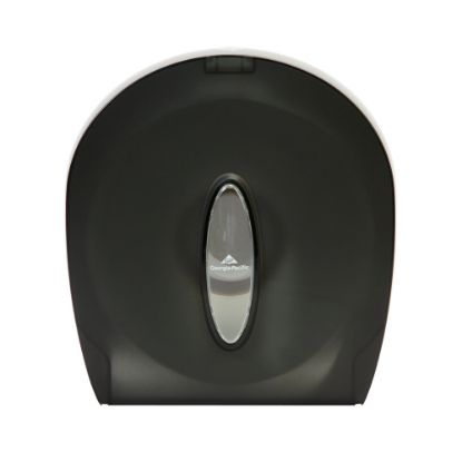 Picture of Georgia-Pacific 1-Roll Jumbo Jr. High-Capacity Toilet Paper Dispenser, Translucent Smoke