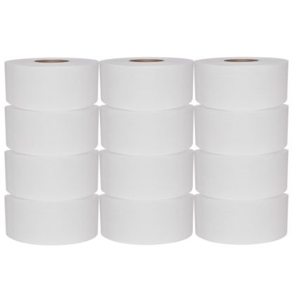 Picture of Scott Jumbo Unperforated 2-Ply Toilet Paper, 1000ft Per Roll, Pack Of 12 Rolls