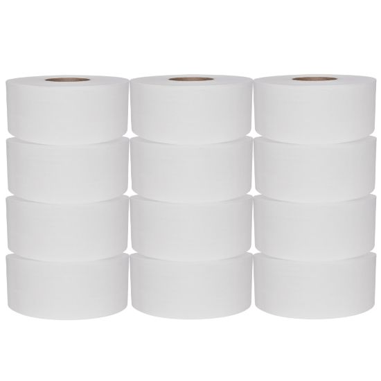 Picture of Scott Jumbo Unperforated 2-Ply Toilet Paper, 1000ft Per Roll, Pack Of 12 Rolls