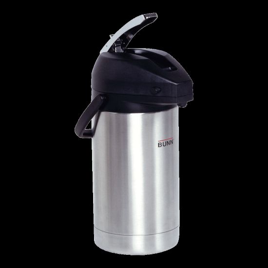 Picture of BUNN 3.0L Lever-Action Airpot, Stainless Steel, 32130.0000